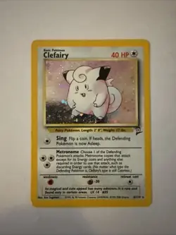 Clefairy 6/130 Base Set 2 Holo Unlimited Rare - LP - Pokémon TCG - Image 1