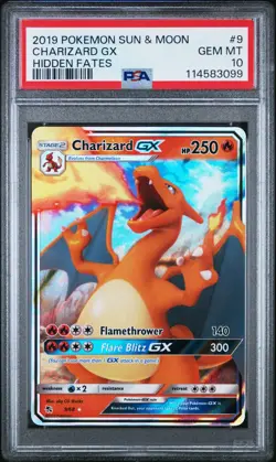 (PSA 10) Pokémon: Hidden Fates – Charizard GX #9 [Full Art] - Image 3
