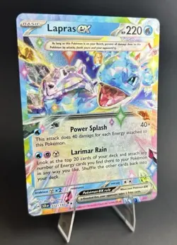 Lapras EX 032/142 Stellar Crown DOUBLE RARE POKEMON TCG [NM] - Image 3
