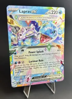 Lapras EX 032/142 Stellar Crown DOUBLE RARE POKEMON TCG [NM] - Image 8