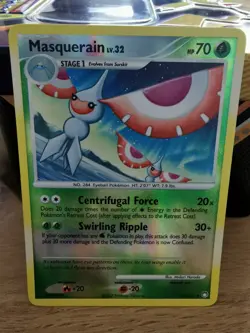 Pokemon Masquerain 55/123 Reverse Holo Mysterious Treasures NM - Image 1