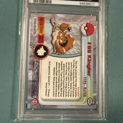 2000 Topps Chrome Pokemon T.V. Kingler #99 Pokemon T.V. PSA 10 GEM - Image 5
