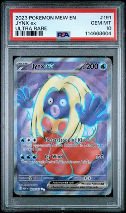 Jynx # 191/165 Ultra Rare | Pokemon TCG - 2023 Mew En 151 | PSA 10 GEM MT - Image 5