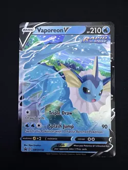 2019-2023 Pokemon SWSH Black Star Promos Vaporeon V #SWSH150 - Image 1
