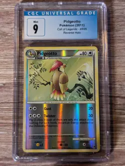 2011 Pokemon Call of Legends Pidgeotto Reverse Holo #48 CGC Mint 9 - Image 1