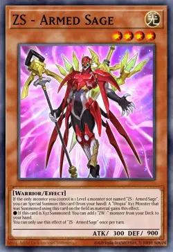 ZS Armed Sage - MP22-EN058 Super Rare | Yu-Gi-Oh! Card - Image 1