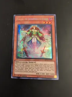 Yugioh Morgan, the Enchantress of Avalon MP19-EN223 Secret Rare 1st Ed NM - Image 2