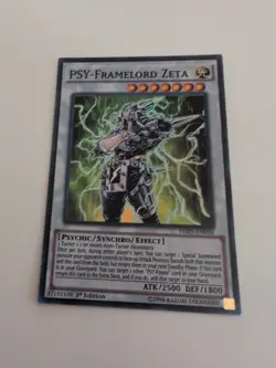 Yugioh PSY-Framelord Zeta HSRD-EN034 Super Rare 1st Ed NM - Image 1