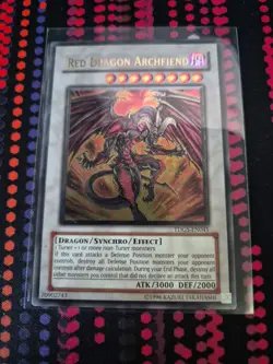 Red Dragon Archfiend - Ultimate Rare UNL Edition TDGS-EN041 - LP - YuGiOh - Image 3