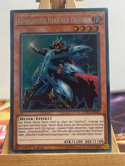 Royal Lord Of The Dragons LCKC-EN107 Secret Rare German NM YUGIOH - Image 2