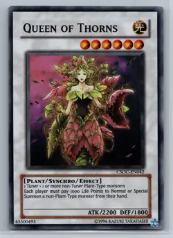 Queen of Thorns CSOC-EN042 Crossroads of Chaos Unlimited NM - Image 1