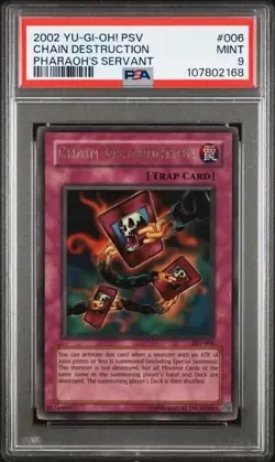 2003 Yu-Gi-Oh! Twin-Headed Behemoth LOD 063 Unlimited Super Rare PSA 9 - Image 2