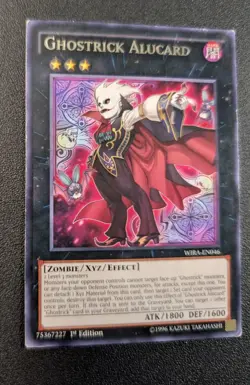 Ghostrick Alucard WIRA-EN046 1st Edition HP/DMG Yugioh - Image 3