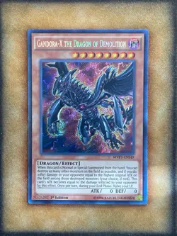 Yugioh Gandora-X the Dragon of Demolition MVP1-ENS49 Secret Rare 1st Ed NM - Image 1