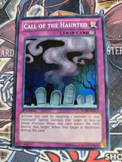 Call of the Haunted LCJW-EN217 Super Rare 1st Edition Near Mint Yugioh - Image 1