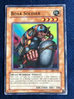 2002 YUGIOH! MAGIC RULER #MRL-089 BOAR SOLDIER UNLIMITED COMMON - Image 3