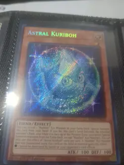 Yu-Gi-Oh Quarter Century Astral Kuriboh Secret Rare RA04-EN040 NM!!! - Image 1