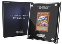 Sale KONAMI Yu-Gi-Oh Dark Magician Girl Stainless Steel Card English SDCC 24 - Image 1