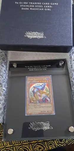 Sale KONAMI Yu-Gi-Oh Dark Magician Girl Stainless Steel Card English SDCC 24 - Image 6
