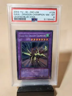 PSA 8 Gaia the Dragon Champion LOB-125 The Legend of Blue Eyes White Dragon - Image 3