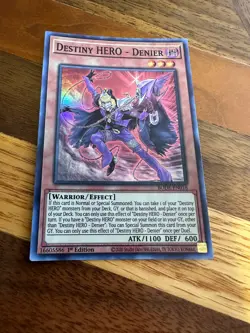Destiny HERO - Denier BODE-EN018 1st Edition Super Rare LP + BONUS - Image 3