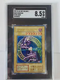 Dark Magician JP Yu-Gi-Oh Vol.1 1999 SGC 8.5 - Image 1