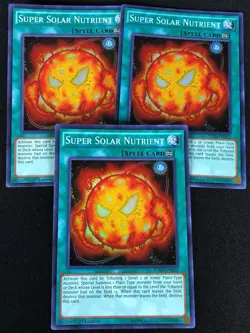 YUGIOH SUPER SOLAR NUTRIENT FUEN-EN055 1ST SUPER X3 (NM) - Image 1