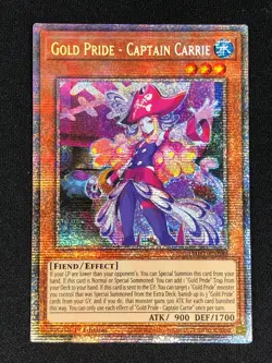 YUGIOH GOLD PRICE CAPTAIN CARRIE PHHY-EN088 1ST STARLIGHT NM - Image 1
