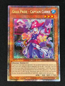 YUGIOH GOLD PRICE CAPTAIN CARRIE PHHY-EN088 1ST STARLIGHT NM - Image 2