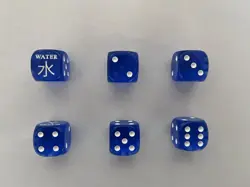 Attribute Dice YuGiOh Custom un official set of 6 USA Seller - Image 12