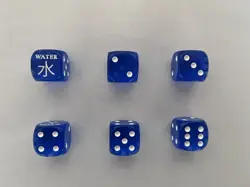 Attribute Dice YuGiOh Custom un official set of 6 USA Seller - Image 5