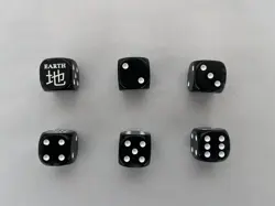 Attribute Dice YuGiOh Custom un official set of 6 USA Seller - Image 9