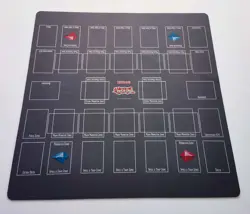 Yu-Gi-Oh! 2-Player Meta MR5 Link Zones Playmat YCS WCQ TCG OCG CCG Konami - Image 1