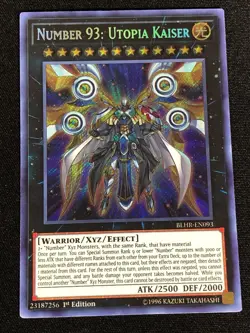 Yugioh Number 93: Utopia Kaiser BLHR-EN093 1ST SECRET (NM) - Image 1