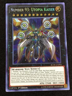 Yugioh Number 93: Utopia Kaiser BLHR-EN093 1ST SECRET (NM) - Image 2