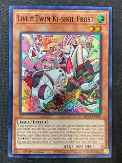 Yu-Gi-Oh TCG #MP22-EN064 Live Twin Ki-sikil Frost 1st Edition Super Rare NM - Image 1