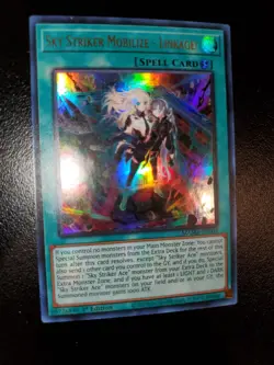 Yugioh Sky Striker Moblize - Linkage! UR 1st Ed. MAMA-EN003 Near Mint - Image 2