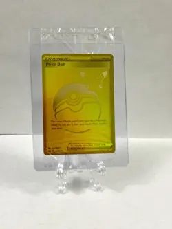 Poke Ball SWSH146 Gold Sealed Celebrations Promo Holo Pokemon Card - Image 1