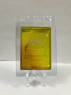 Poke Ball SWSH146 Gold Sealed Celebrations Promo Holo Pokemon Card - Image 2