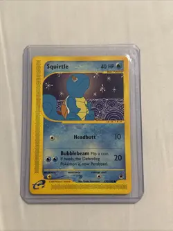 Pokemon Card - Squirtle Expedition 132/165 Common NM - Image 1