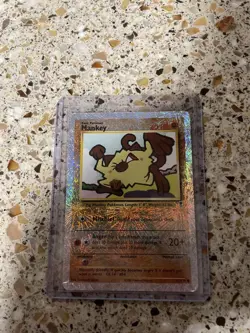 PokÃ©mon TCG Mankey Legendary Collection Reverse Holo Foil 81/110 Common Card - Image 2