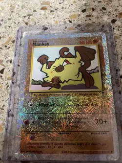 PokÃ©mon TCG Mankey Legendary Collection Reverse Holo Foil 81/110 Common Card - Image 3