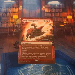 Fiery Emancipation - Wilds of Eldraine: Enchanting Tales (WOT) MTG NM - Image 1