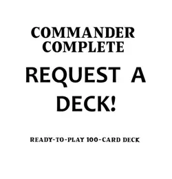 Custom MTG Commander Deck - Pick Your Commander & Theme - Read Desc. - Image 2