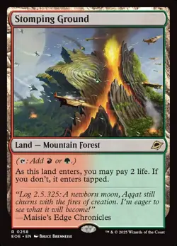 Stomping Ground  #258- Edge of Eternities - MTG - Image 1