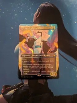 MTG - Kykar, Zephyr Awakener (Borderless) MANA FOIL - Foundations - FDN 409 - Image 1