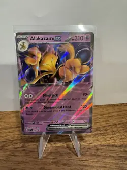 Alakazam ex (Error No Star Pattern) Pokemon BLACK STAR Promo #050 Holo - Image 1