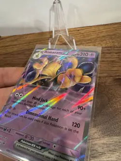 Alakazam ex (Error No Star Pattern) Pokemon BLACK STAR Promo #050 Holo - Image 3