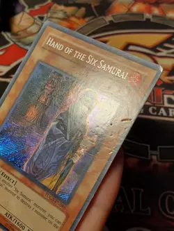 Yugioh Hand of the Six Samurai TDGS-EN085 Secret Rare 1st Edition Damaged/HP - Image 11