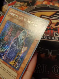 Yugioh Hand of the Six Samurai TDGS-EN085 Secret Rare 1st Edition Damaged/HP - Image 12